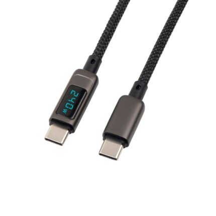 USB4 USB C LED 40Gbps 240W 8K Nylon Braid charging cable