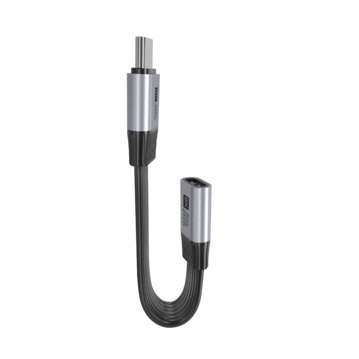 USB4 Full-featured flat 80G male to Female extension cable - Image 3