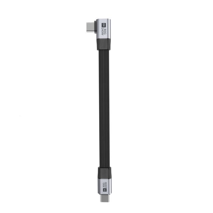 USB4 Full-featured flat cable 80G Angle side - Image 5
