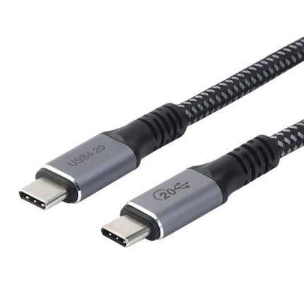 usb c 3.2 gen 2 cable Full-feature TypeC To TypeC 20G 240W Nylon Braid Cable
