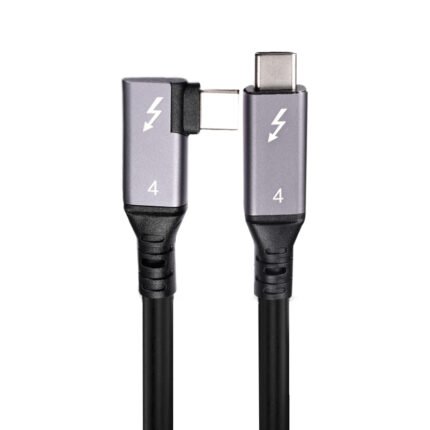 90 degree 100W Thunderbolt 4 cable