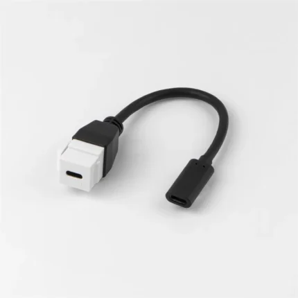 USB-C 10G Female to Female keystone jacket cable